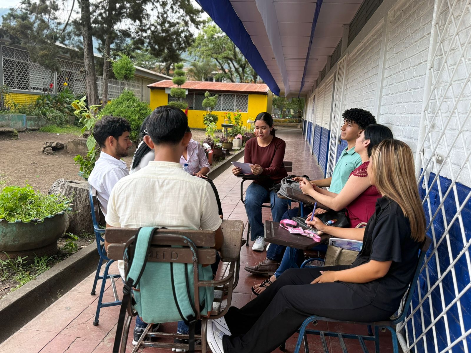 Entrevista grupal con estudiantes de tercer año, últimos bloques de preguntas